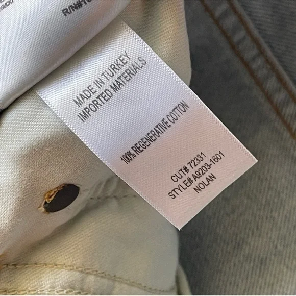 Agolde Light Blue Flare & Wide Leg Jeans - Picture 6 of 13